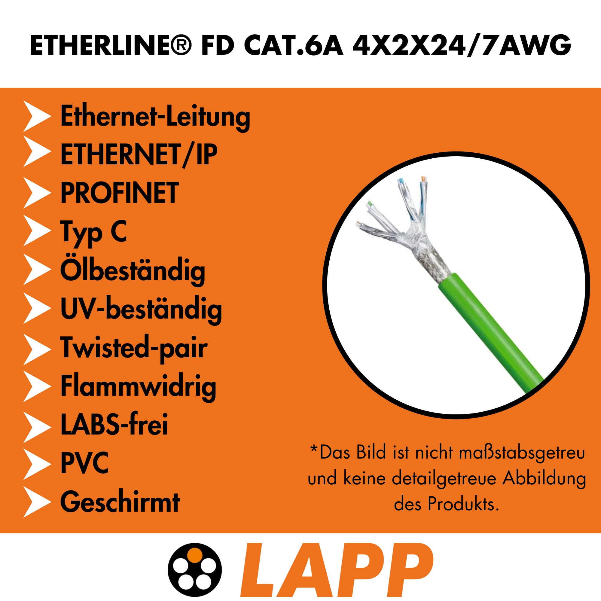 lapp-etherline-fd-cat-6a-4x2x24-awg-schleppkettenleitung-10-m image 2