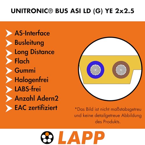 lapp-unitronic-bus-asi-ld-g-busleitung-2x2-5-mm-gelb-10m-as-i-flachkabel image 5
