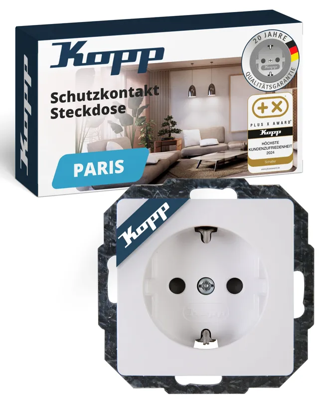 kopp-paris-schutzkontaktsteckdose-1-fach-unterputz-16a-ip20-arktis-wei image 1