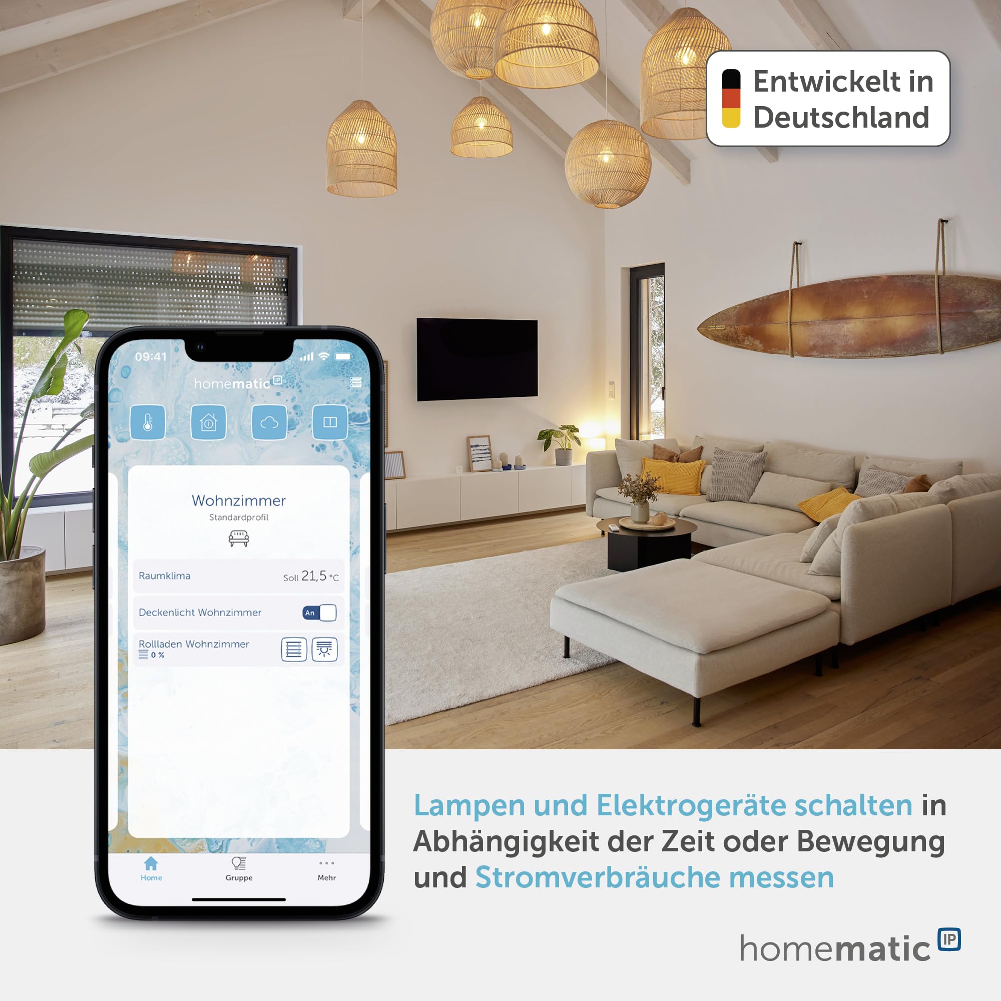 homematic-ip-access-point-2-5x-schalt-mess-aktor-unterputz-starter-set image 2