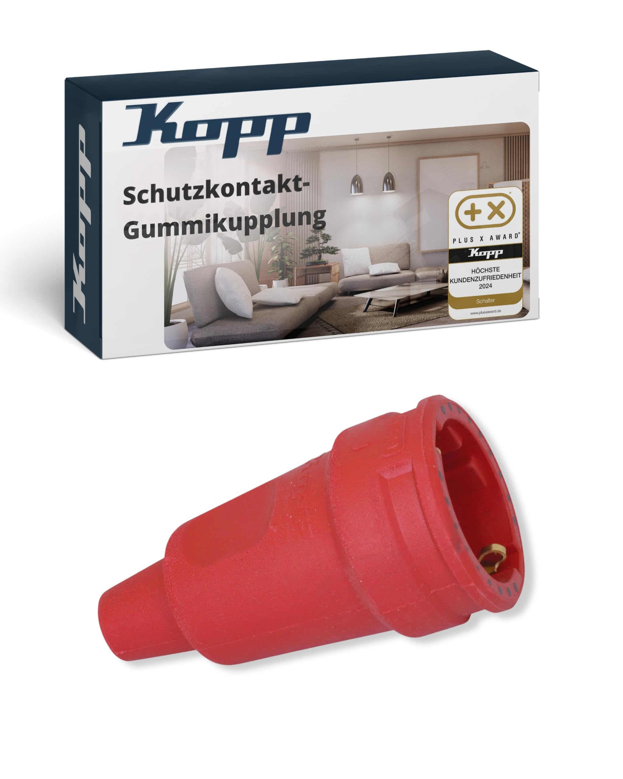 kopp-schutzkontakt-gummikupplung-schwarz-16a-250v-ip20 image 7