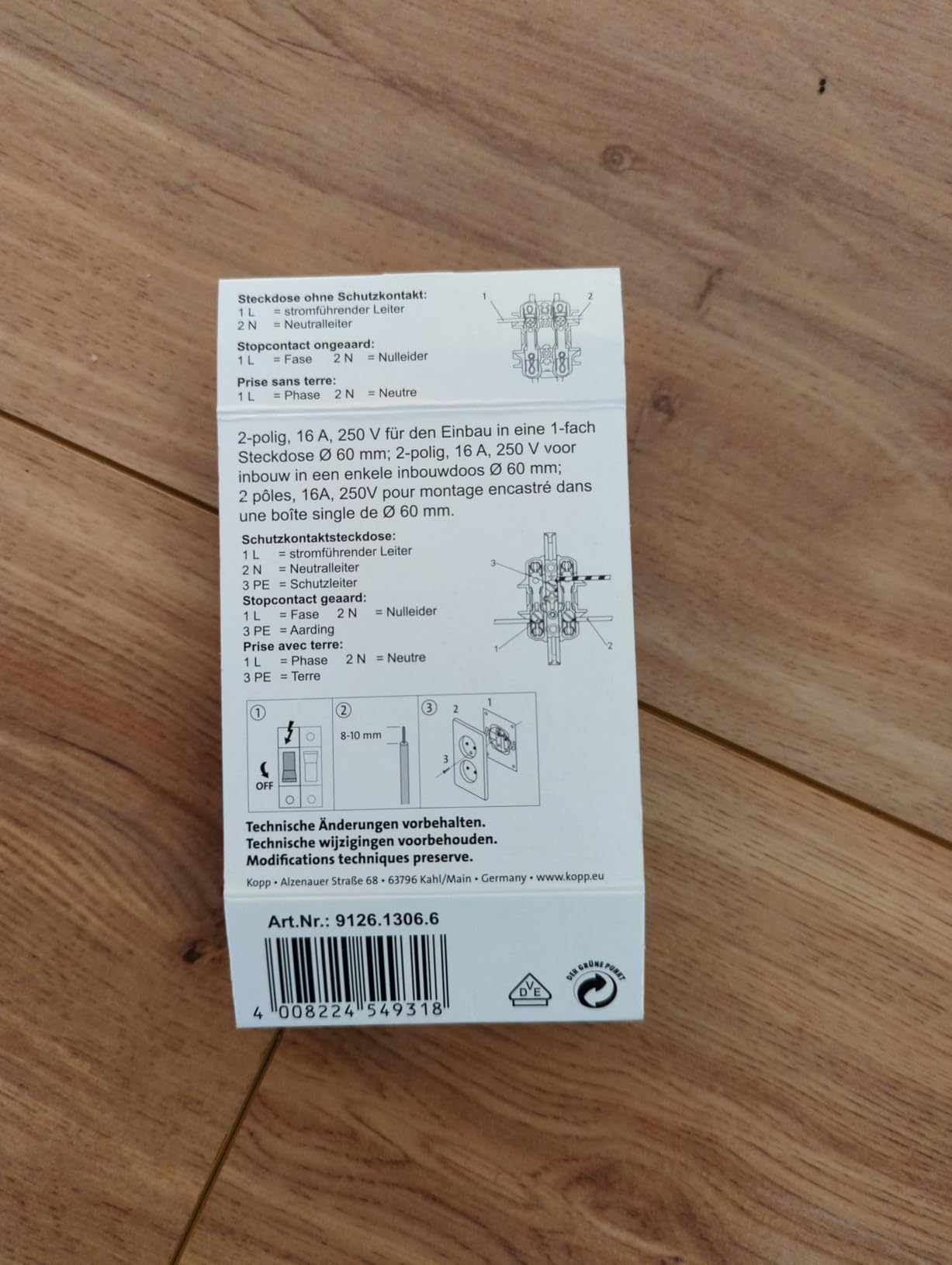 Elektriker war zufrieden