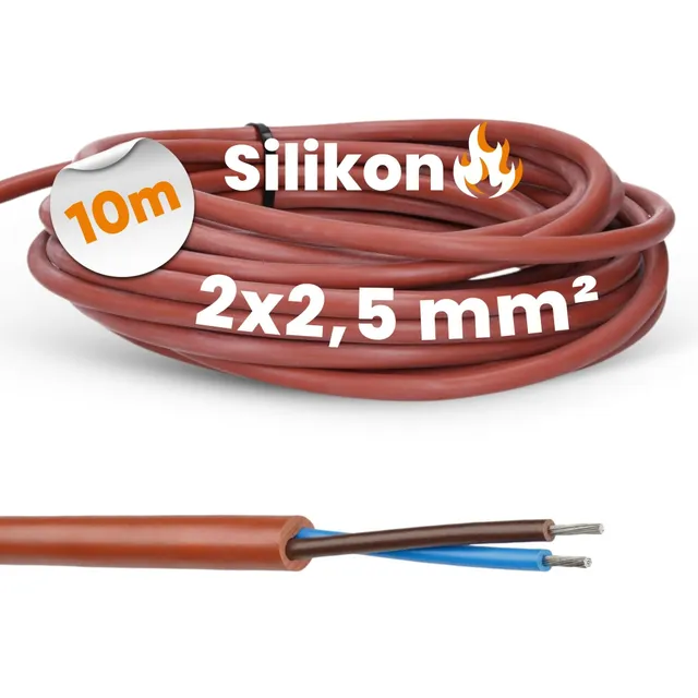 lapp-lflex-heat-180-sihf-silikon-kabel-2x2-5-mm-10m-rotbraun image 1