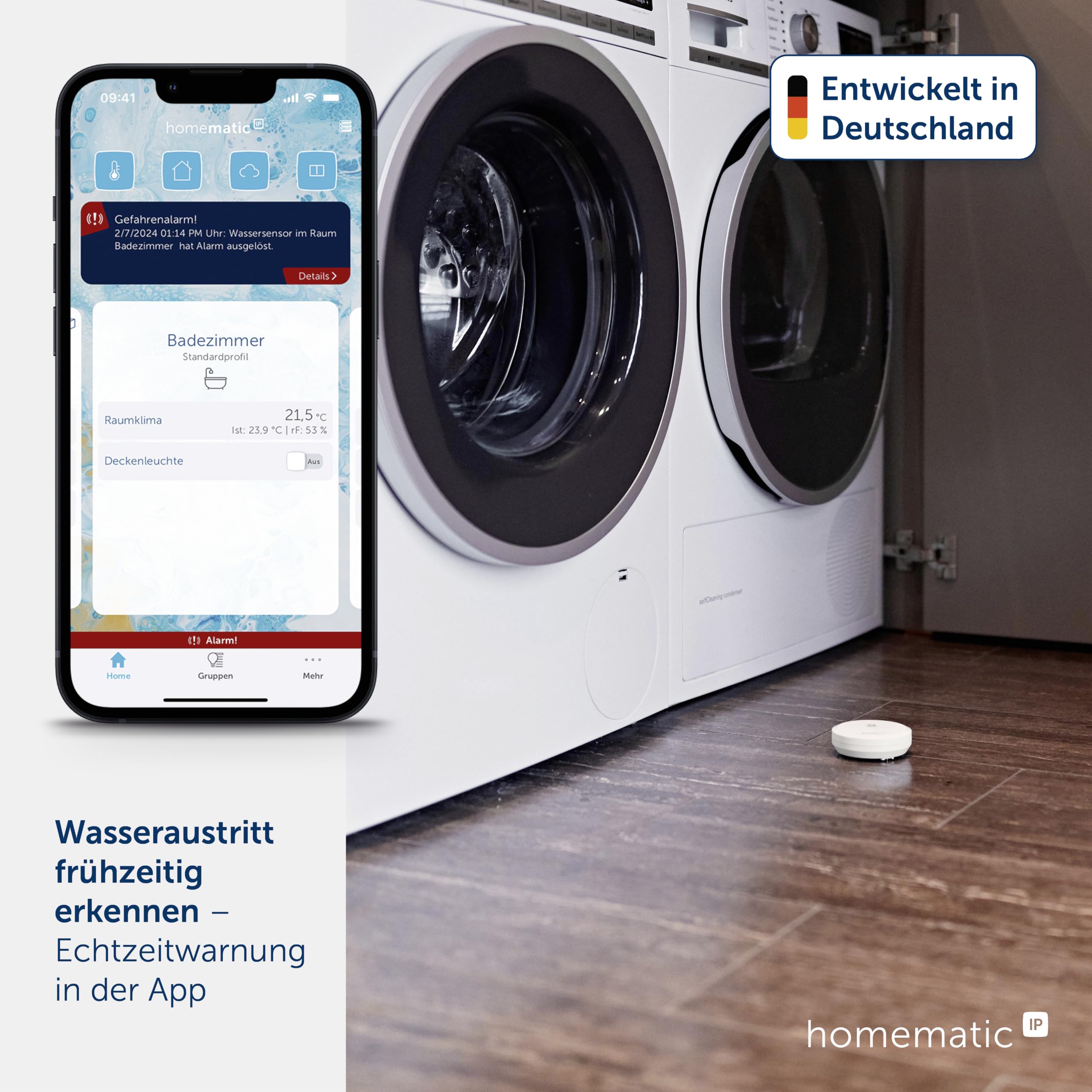homematic-ip-smart-home-wassersensor-wassermelder-single image 2
