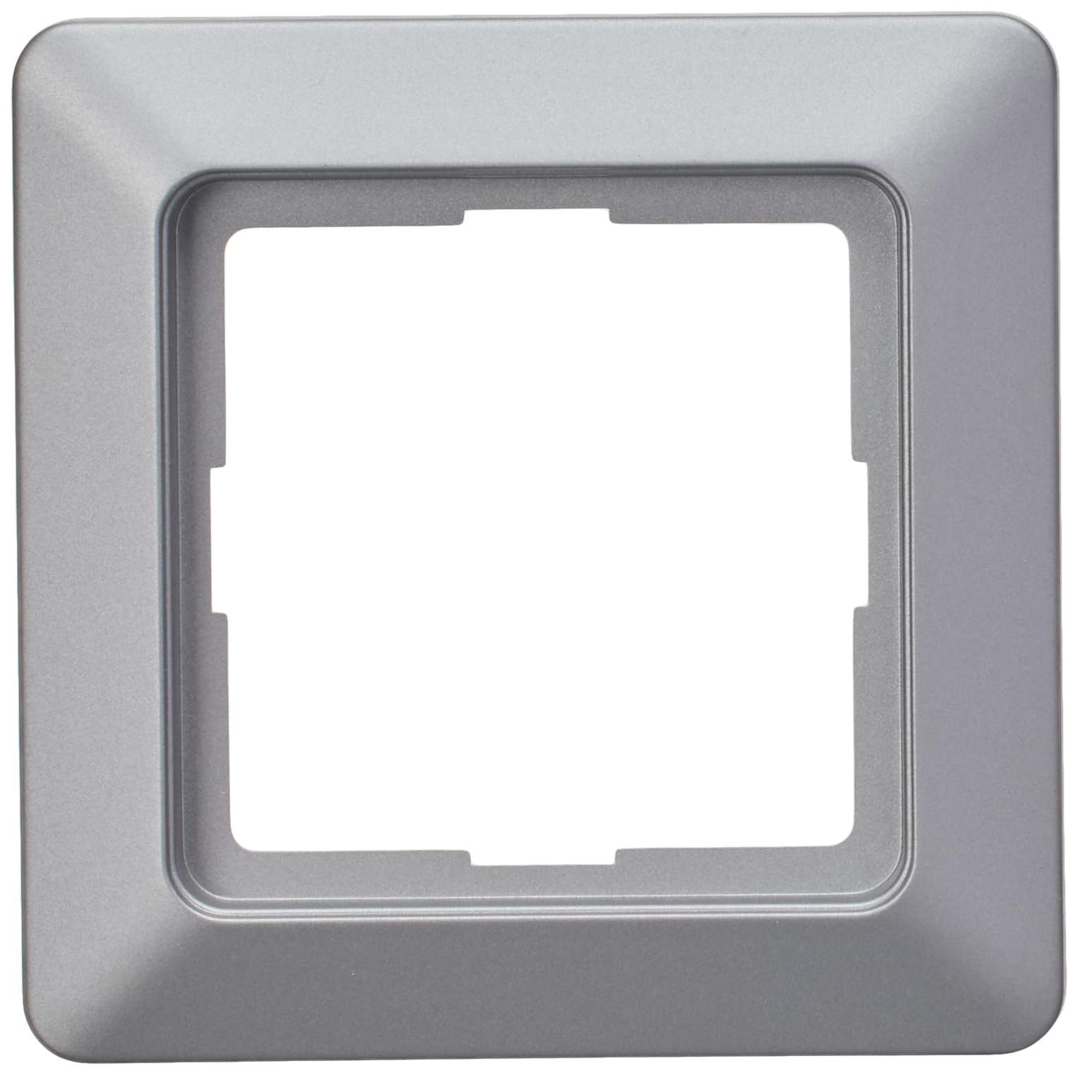 kopp-milano-abdeckrahmen-1-fach-stahl image 1