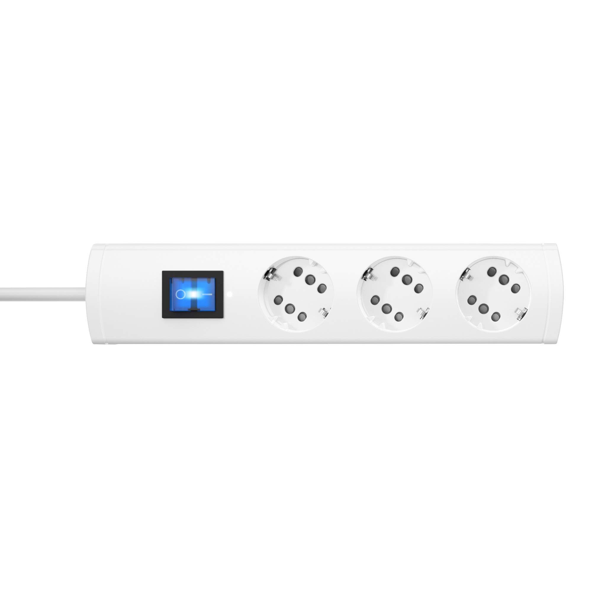 kopp-duoversal-plus-steckdosenleiste-3-6-fach-3m-wei-mit-schalter image 1