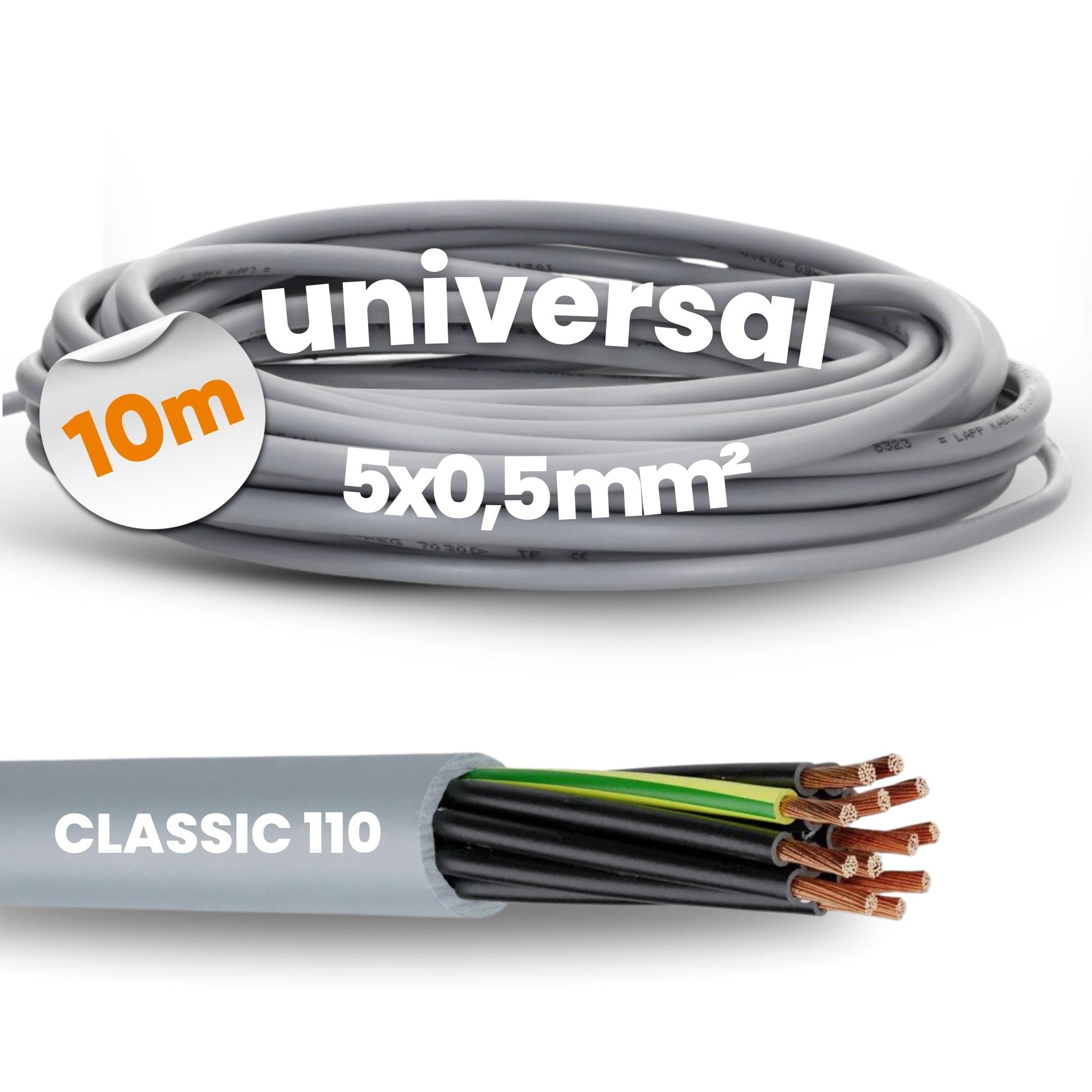 lapp-lflex-classic-110-steuerleitung-5g0-5-mm-10m-kabel-5-adrig image 1